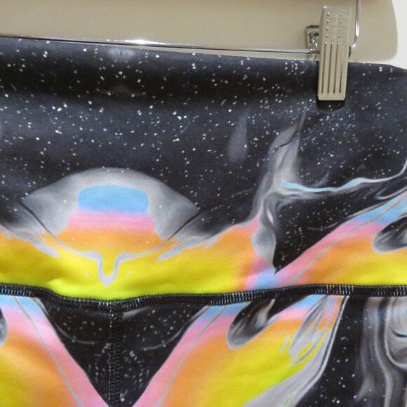 ELECTRO THREADS Space Abstract Boho Rave Hippie Festival Hot Pants Punk Goth - Picture 11 of 14